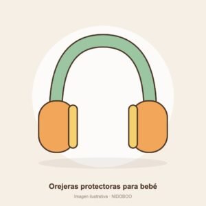 Orejeras protectoras para bebé (imagen ilustrativa)