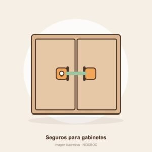 Seguros para gabinetes (imagen ilustrativa)